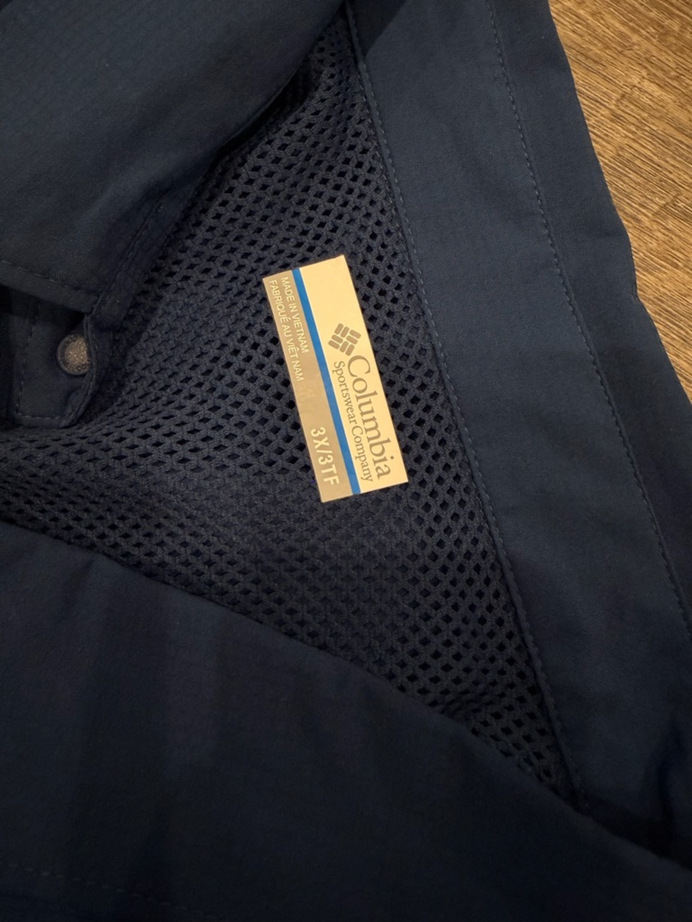 Columbia Tamiami Long Sleeve Shirt Womens 3X Plus Size UPF 40 Fishing NWT Navy - Picture 11 of 11